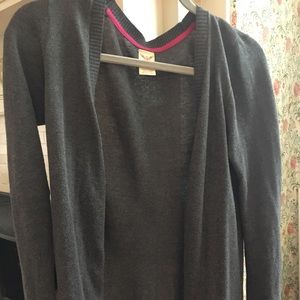 Gray Faded Glory Cardigan